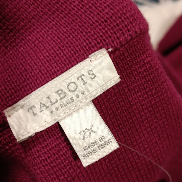 New Talbots knit sweater blazer jacket plus size women's 2X - Picture 7 of 9